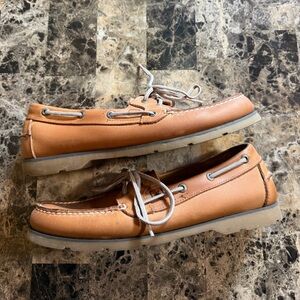 Sperry Top-Sider Men’s Leather Boat Shoes Size 10